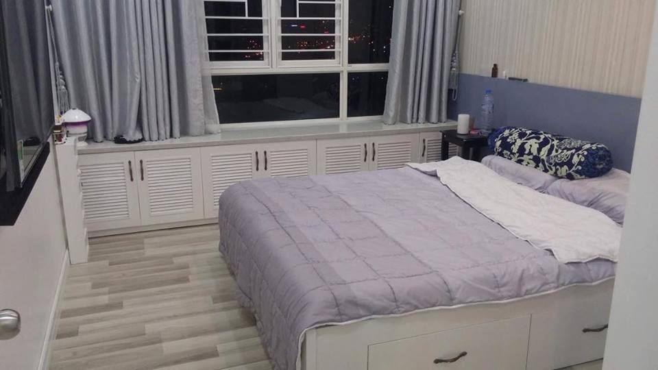 Cho thuê căn hộ Phú Hoàng Anh 2PN 88m2, full nội thất, view hồ bơi. Giá 12tr/tháng