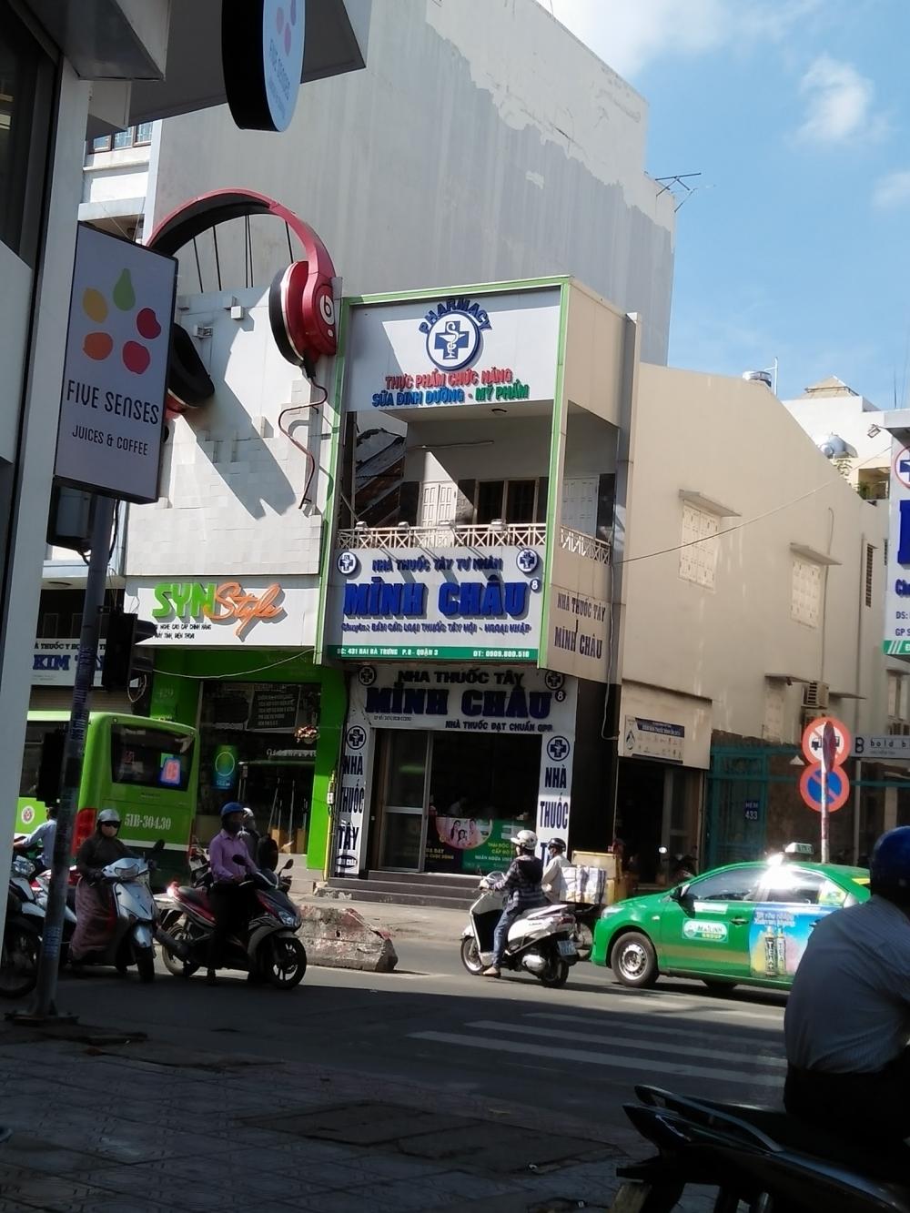Cho thuê nhà mặt tiền đường Lý Tự Trọng, Phường Bến Thành, Quận 1, Hồ Chí Minh