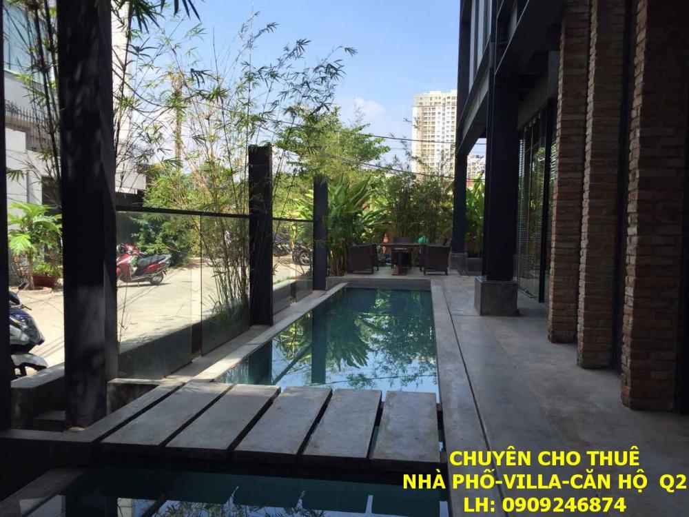 Cho thuê biệt thự mini hẻm 215 Nguyễn Văn Hưởng Q2, 1 lầu, giá 35tr/tháng. LH 0909246874