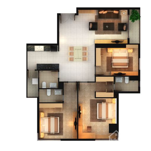 Cho thuê căn hộ An Phú 2, Block A mới, lầu 22