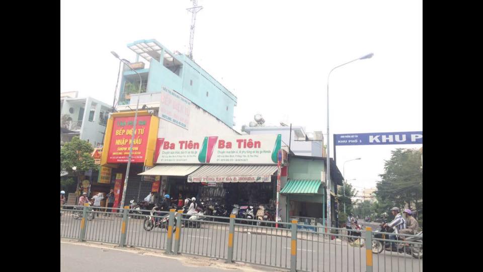Cho thuê nhà kinh doanh trống suốt đường Lũy Bán Bích, Tân Phú, dt: 180m2