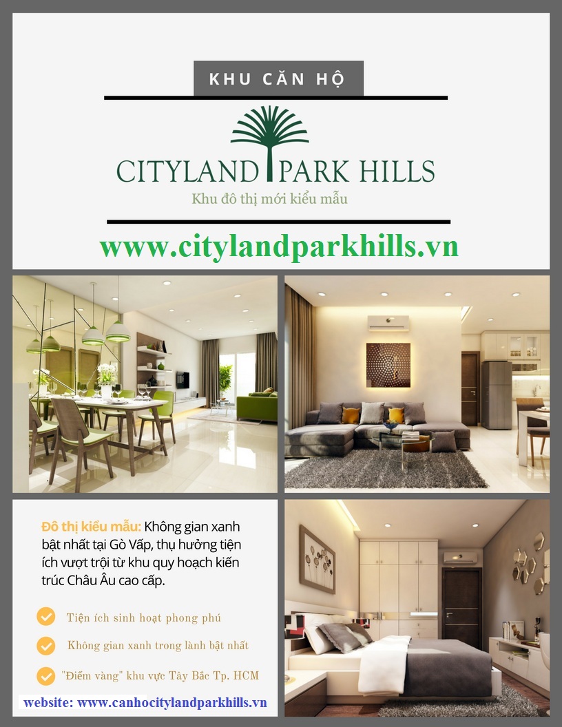 Bán gấp nhà phố Cityland Park Hills Gò Vấp Hầm + 4lầu giá rẻ