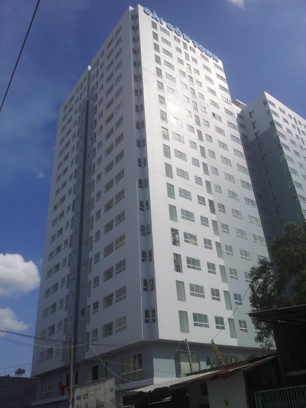 Cần cho thuê gấp CHCC Sài Gòn Tower, Lũy Bán Bích, Quận Tân Phú, DT: 65m2, 2PN sàn gỗ, 6.5 tr/tháng