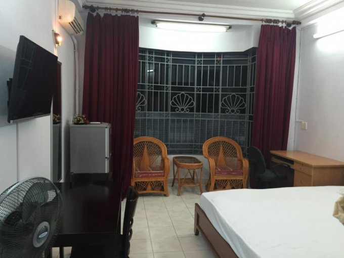 Cho thuê căn hộ dịch vụ 1 phòng ngủ đường Nguyễn Phi Khanh, Quận 1, DT 35m2 - 8triệu/tháng