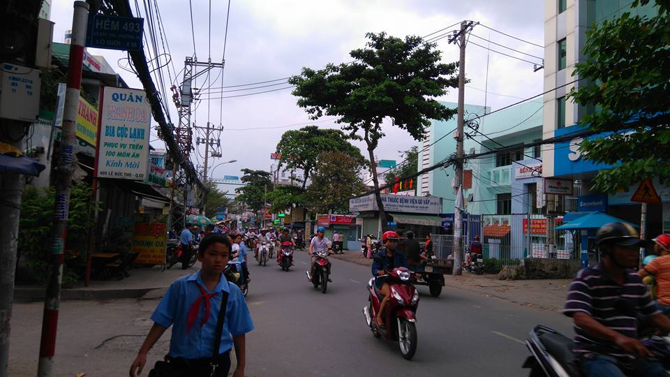 Nhà cho thuê kinh doanh 1 trệt 2 lầu ngay ngã tư mặt tiền đường Lê Đức Thọ, Quận Gò Vấp.