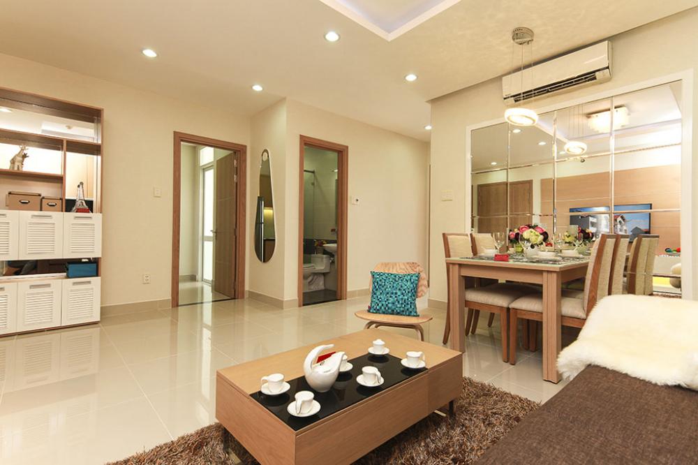 Căn hộ cao cấp Ngọc Lan đường Huỳnh Tấn Phát, quận 7, DT 54m2 gồm phòng khách, 1 phòng ngủ, 1 WC