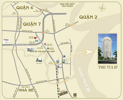 Cho thuê căn hộ văn phòng Tulip, Hoàng Quốc Việt, Q7 giá 10 triệu/tháng