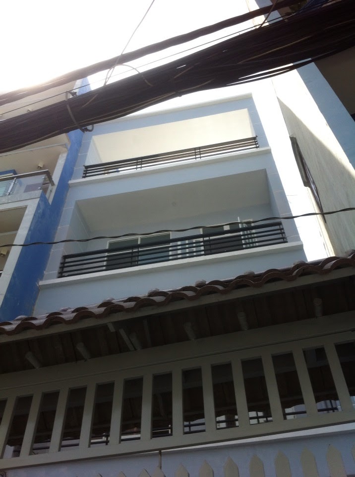 Nhà mới cho thuê HXH 8m, 4,5mx12m, 2 lầu, Phan Huy Ích, P12, GV 8tr/tháng