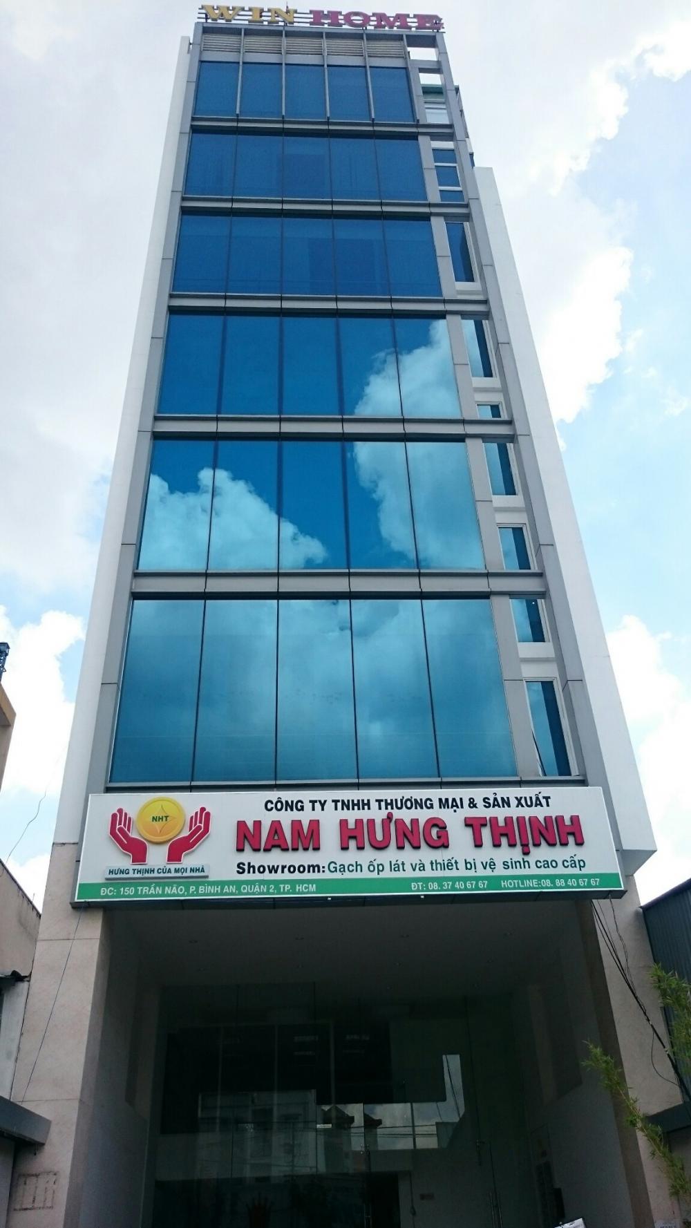 Văn phòng cho thuê mặt tiền Trần Não, Quận 2. Trệt, 160m2, 70 triệu/th, 0901485841