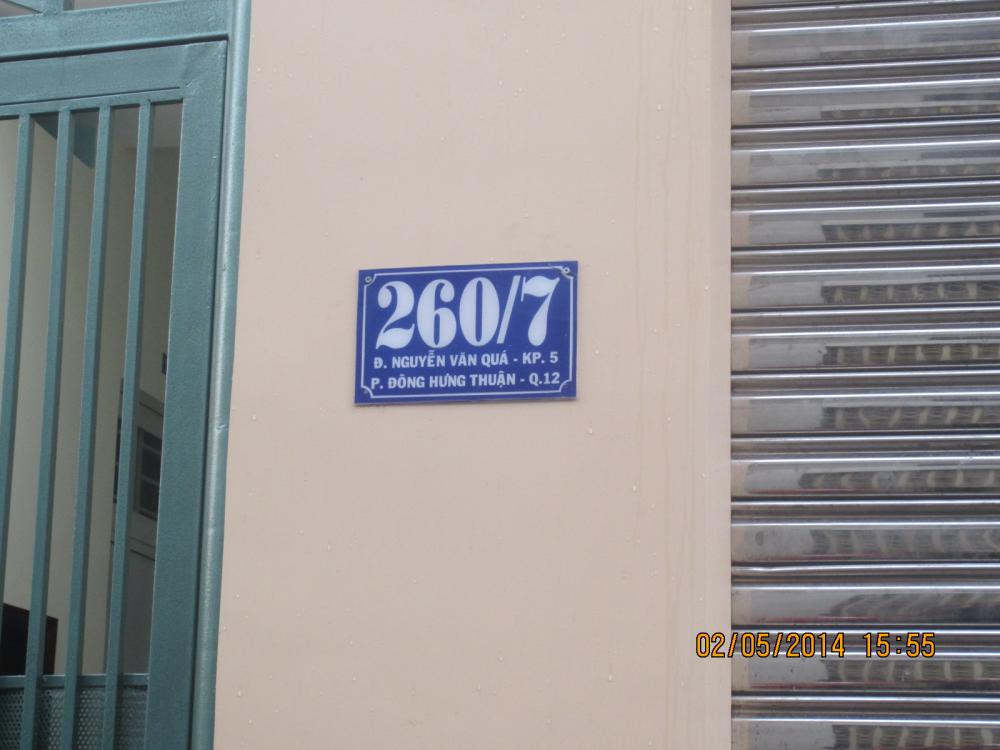 Phòng cao cấp ,260/5 Nguyễn Văn Quá, Q12