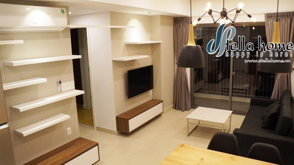 0901188718 - Huy cho thuê căn hộ 2 phòng ngủ đầy đủ nội thất tại Masteri Thảo Điền, lầu cao, view sông