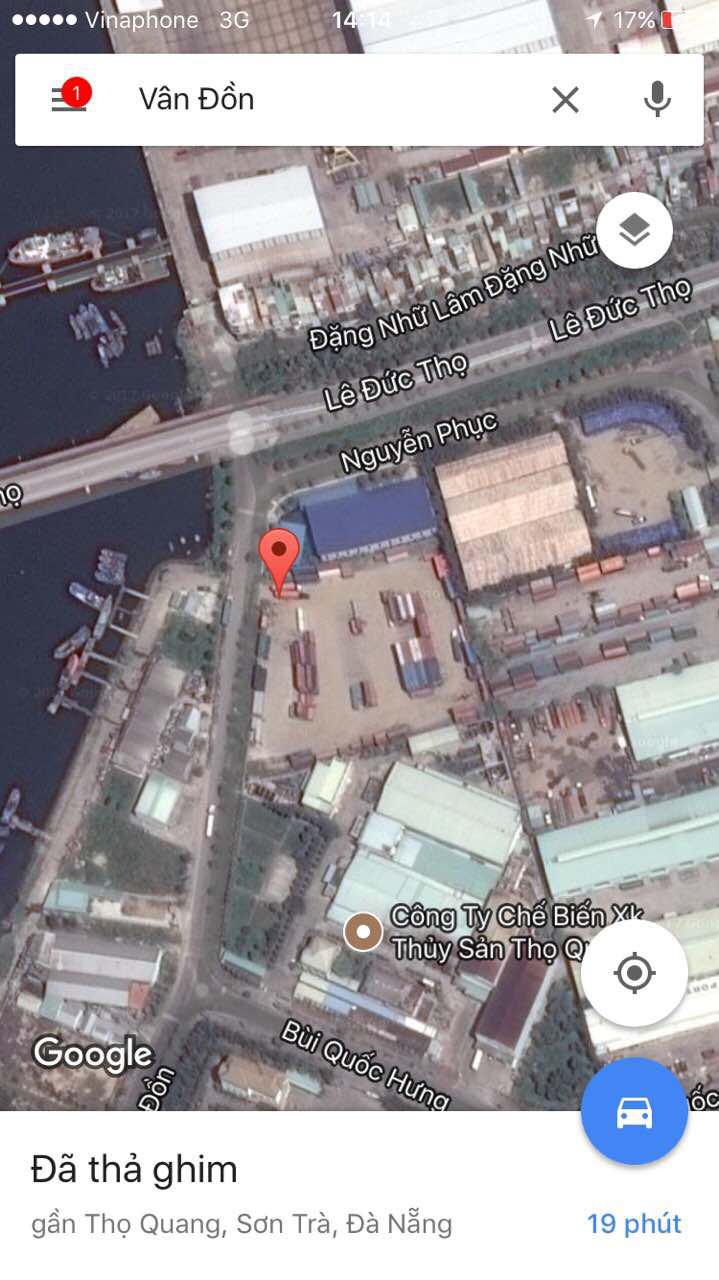 Bán 3000 m2 đất đường Vân Đồn,Đà Nẵng làm nhà máy,kho bãi giá cực rẻ 