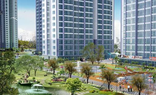 Cho thuê căn hộ Phú Hoàng Anh, 9,5tr/th, 128m2, 3 PN, 3WC, giao nhà hoàn thiện và nội thất cao cấp