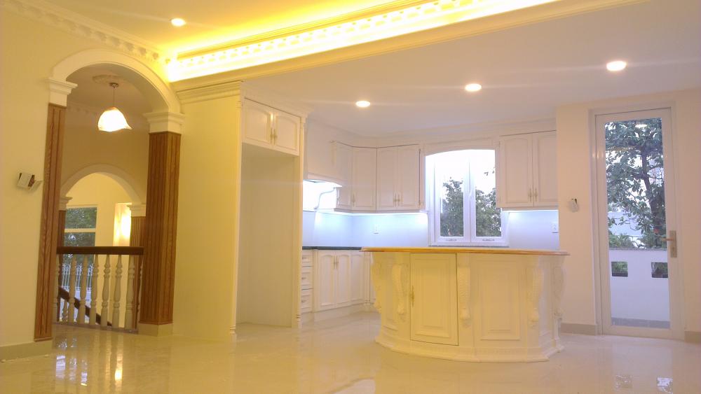 Cho thuê villa 4PN đủ nội thất làng báo chí Thảo Điền, giá 52.5 triệu/th. LH 0919 324 246