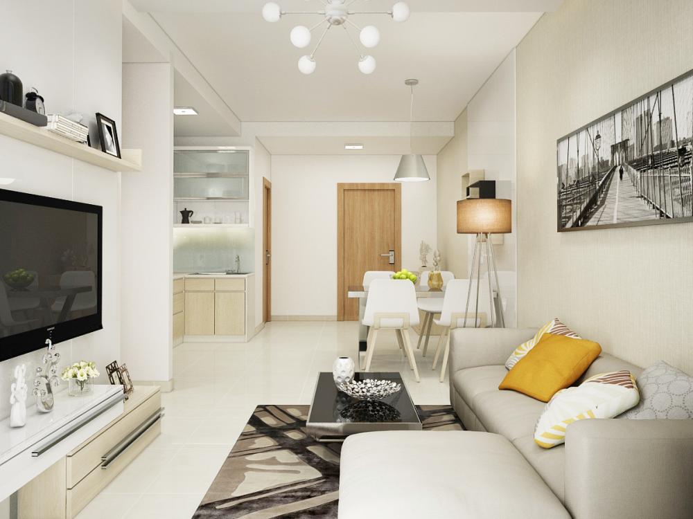 Cho thuê căn hộ Krista Nguyễn Duy Trinh Q2, 80m2, 2PN, lầu cao, NT chủ đầu tư giao, giá 8.5tr. LH 0938602451.