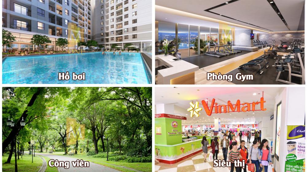 Cho thuê căn hộ M-One Nam Sài Gòn, DT: 68m2, 2PN, 2WC full nội thất đẹp lung linh, 15 triệu/tháng