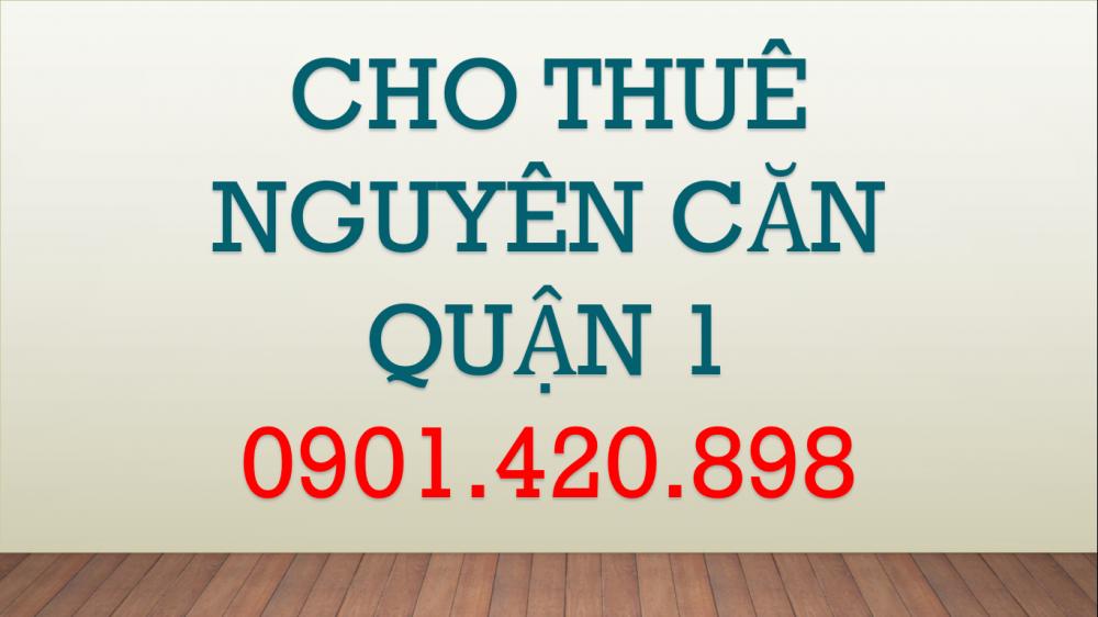 Cho thuê nguyên căn mặt tiền đường Nguyễn Trãi, P. Phạm Ngũ Lão, Q. 1
