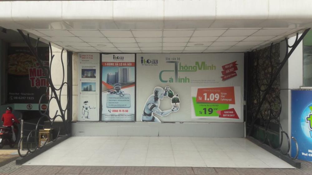 Cho thuê mặt bằng quảng cáo tại Tòa nhà Parkson đối diện Sân Bay Tân Sơn Nhất.