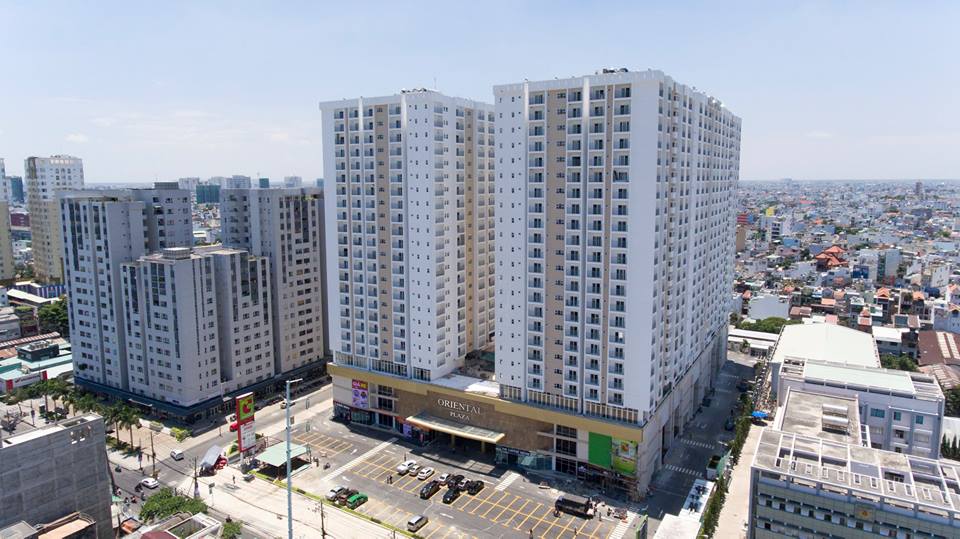 Chuyên quản lý cho thuê khu căn hộ Oriental Plaza 2PN 2WC giá 10tr/tháng, 3PN 3WC 13tr/tháng.