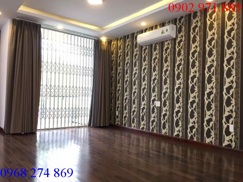 Cho thuê nhà (hầm, trệt, 2 lầu, sân thượng) đường Nguyễn Hoàng, PAn Phú, Q2, với giá 60 tr/th