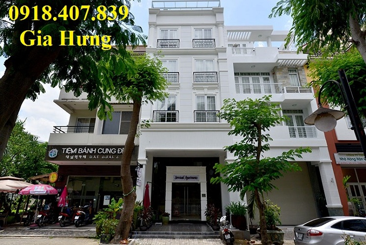 Cho thuê nhà phố kinh doanh Phú Mỹ Hưng, DT sàn 300m2, giá 40 triệu/tháng, trệt, 3 lầu