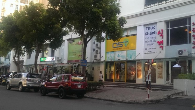 Cho thuê cửa hàng kinh doanh, shop Nguyễn Đức Cảnh, Phú Mỹ Hưng, DT 250m2, giá 130 triệu/tháng
