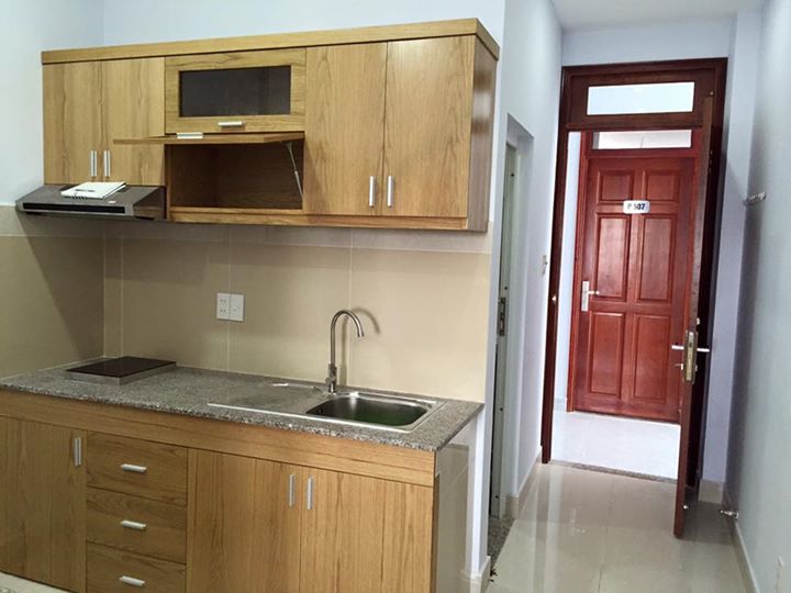 Phòng căn hộ quận 10 có bếp, nhà mới full nội thất giá 7,5tr/th, liên hệ 0936407364