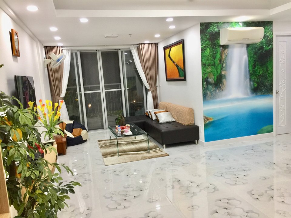 Cho thuê CH Happy Valley PMH Q7. DT: 115m2, 3PN, 2WC, NT đẹp, lầu 6 giá: 18tr/th LH: 0917300798 