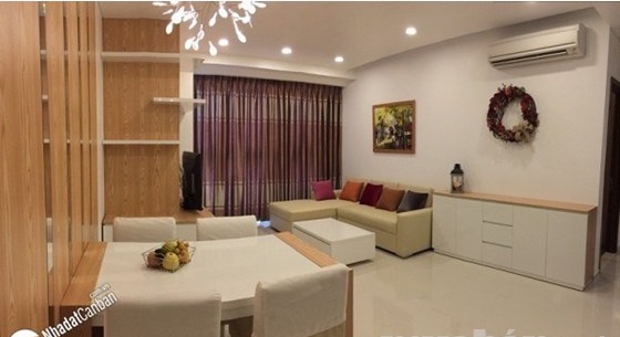 Cho thuê gấp căn hộ Him Lam Riverside Q7, 77m2 2 phòng ngủ giá 13.5 triệu, LH 0909718696