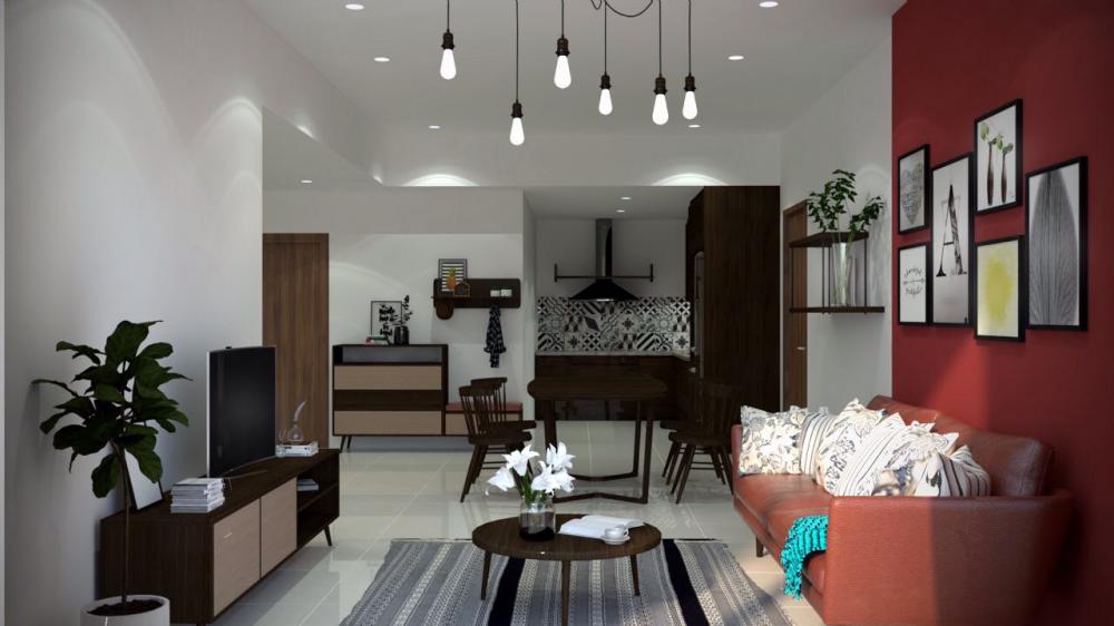 Cho thuê căn hộ M-One 93m2 (3PN- 2WC), nhà mới 100%, full nội thất: 0935.63.65.66