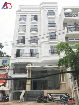 $Cho thuê tòa nhà mới xây MT Hồ Xuân Hương, Q.3, DT: 7x20m, hầm, trệt, lửng, 5 lầu. Giá: T/L