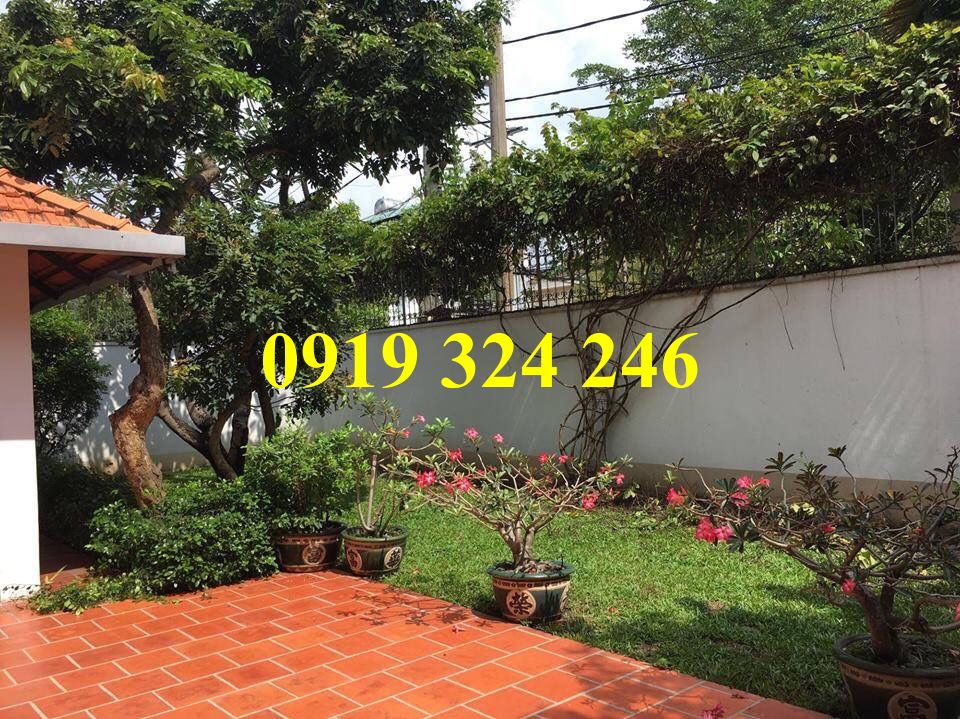 Cho thuê villa Thảo Điền, 1 trệt + 1 lầu, sân vườn, hồ bơi giá 84 triệu/th