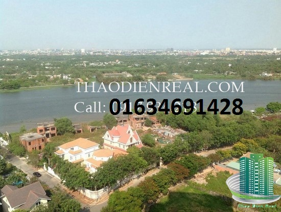 Xi River View 3 phòng ngủ, 185m2 cho thuê, căn hộ rất đẹp với giá 63 triệu/tháng. 01634691428