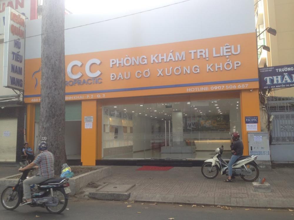 Cho thuê nhà mặt tiền số 486 Nguyễn Thị Minh Khai, phường 2, quận 3