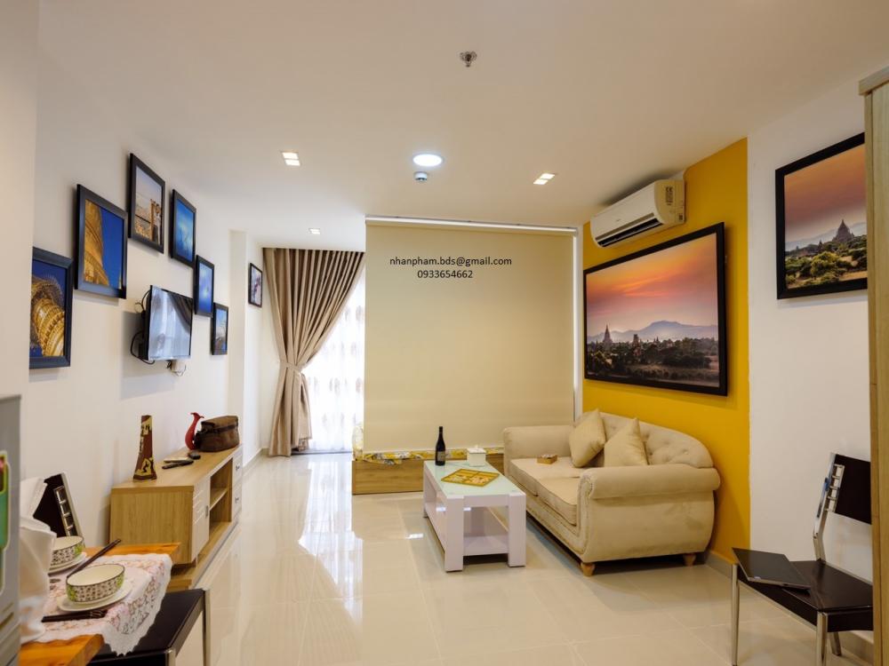 Cho thuê căn hộ officetel sky center phổ quang, giá chỉ từ 7.5tr có máy lạnh-0933654662