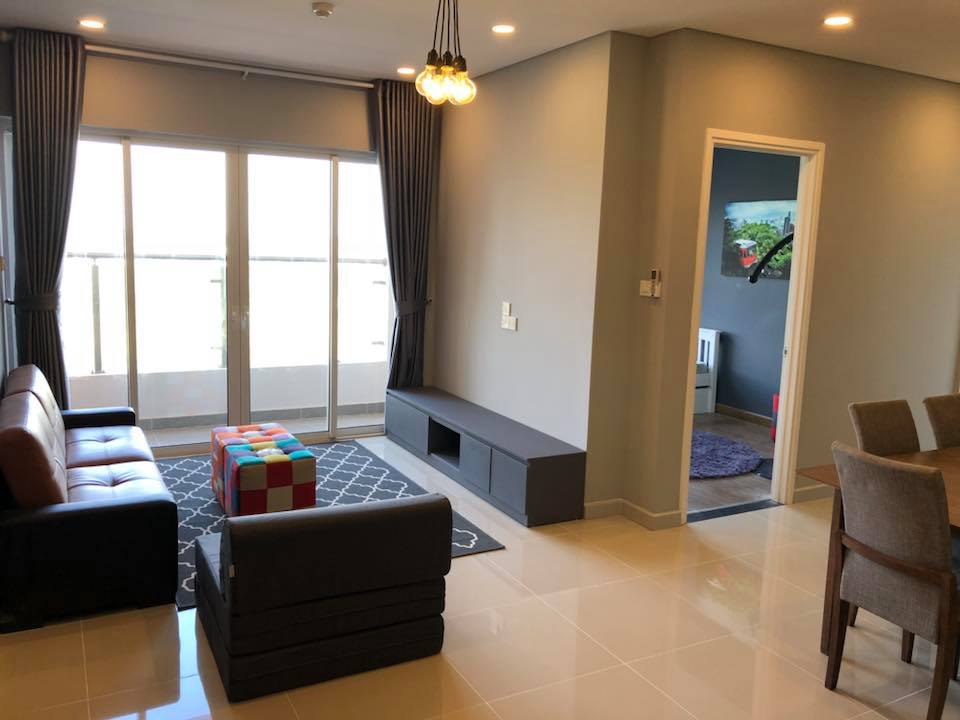 Cho thuê căn hộ Dragon Hill 2_Nguyễn Hữu Thọ có 2 phòng ngủ đầy đủ nội thất giá 9 triệu/tháng