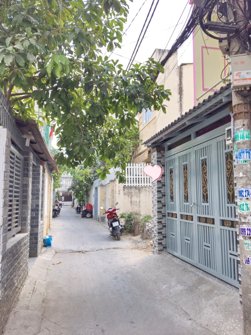 Nhà cho thuê 1 lầu, 3PN, hẻm xe hơi 1135 Huỳnh Tấn Phát, Phú Thuận, giá 8 triệu/tháng