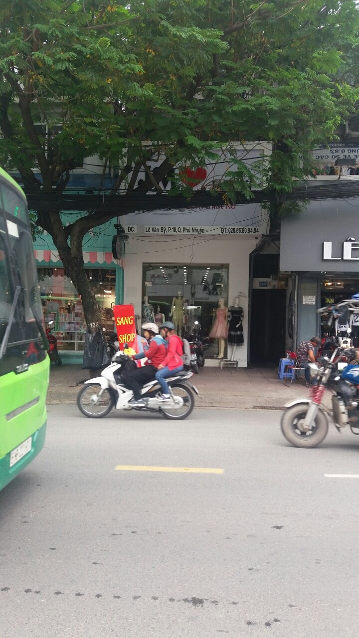 Cho thuê mặt bằng mặt tiền Đường Lê Văn Sỹ - Phường 10 - Quận Phú Nhuận. 