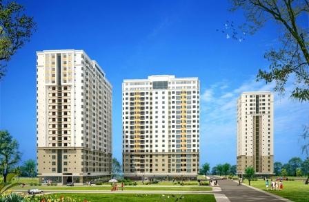 Cho thuê căn hộ CC IDICO, Q. Tân Phú, DT 74m2, 2PN, giá 9tr/th. 