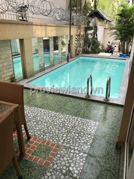 Biệt thự Fideco Thảo Điền, DT 350m2, nhà đẹp, hồ bơi, sân vườn, cho thuê giá tốt