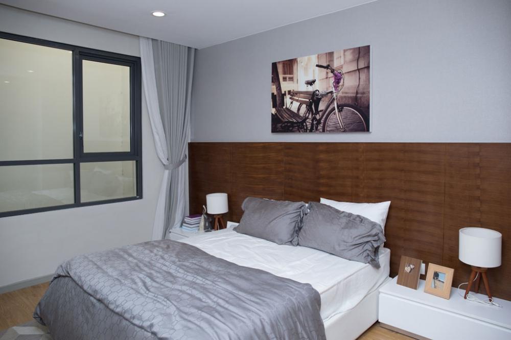 Cho thuê căn hộ chung cư The Gold View, Q4, 75m2, 2PN, nội thất đầy đủ, tầng cao, giá 15tr/th