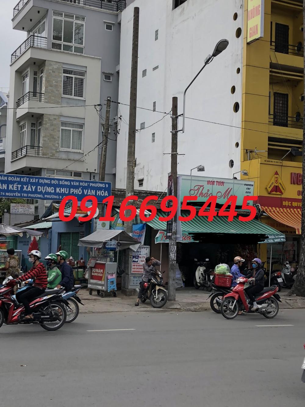 Cho thuê nhà mặt tiền đường Nguyễn Tri Phương, P9, Q10, 132.3 triệu/tháng