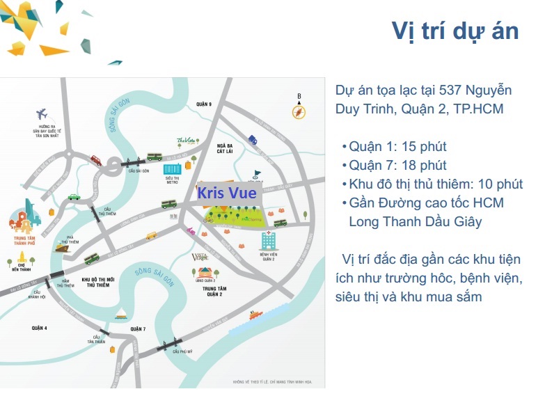 Cho thuê căn hộ cao cấp Kris Vue của CapitaLand 537 Nguyễn Duy Trinh Quận 2, 8 tr/tháng