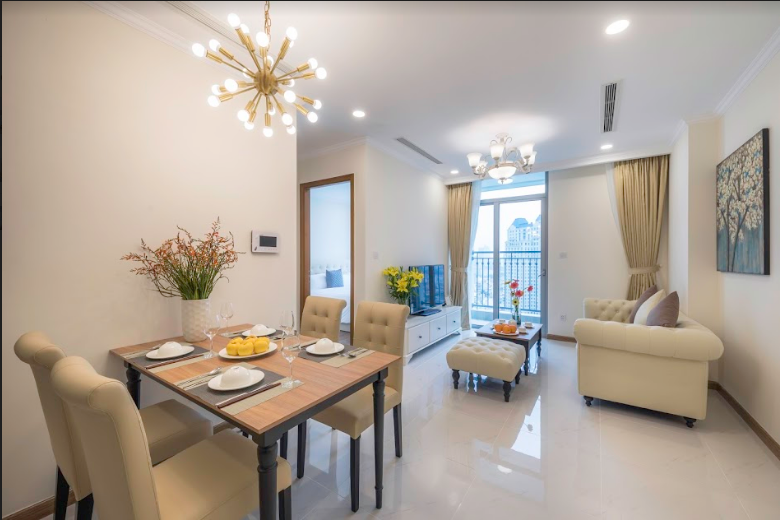 Cho thuê căn hộ 1 phòng ngủ, 54m2, view đẹp, giá rẻ tại Vinhomes Tân Cảng, LH 0916901414