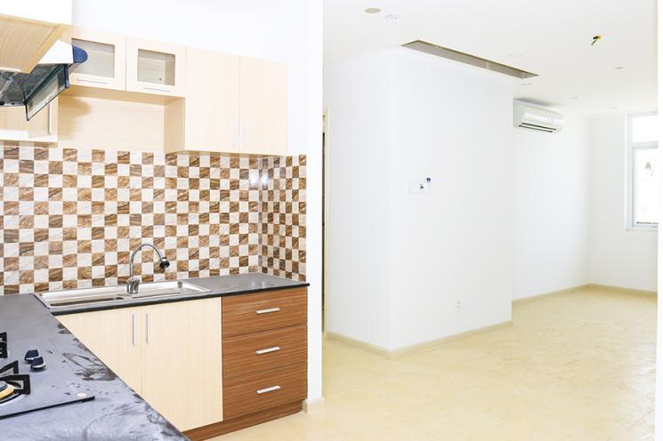 Cho thuê căn hộ Bảy Hiền Tower 3 phòng ngủ nội thất cơ bản (rèm, máy lạnh) 94m2 giá 14tr/tháng Tel 0932709098 A.Lộc