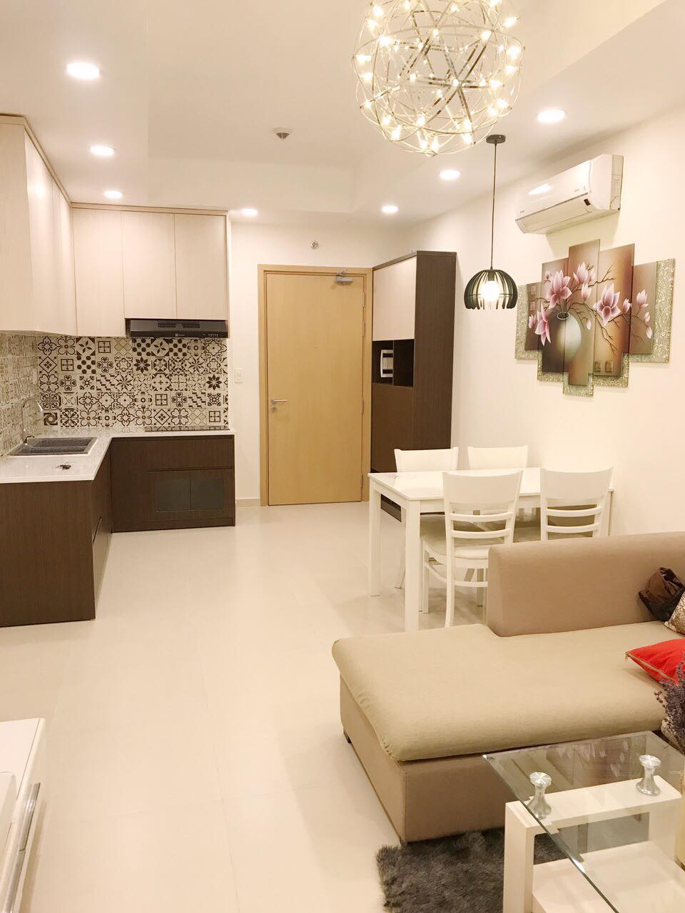 Cho thuê căn hộ 2pn 68m tại Chung cư M One Q7 giá 14tr/tháng nội thất cơ bản- LH 093.817.8898 
