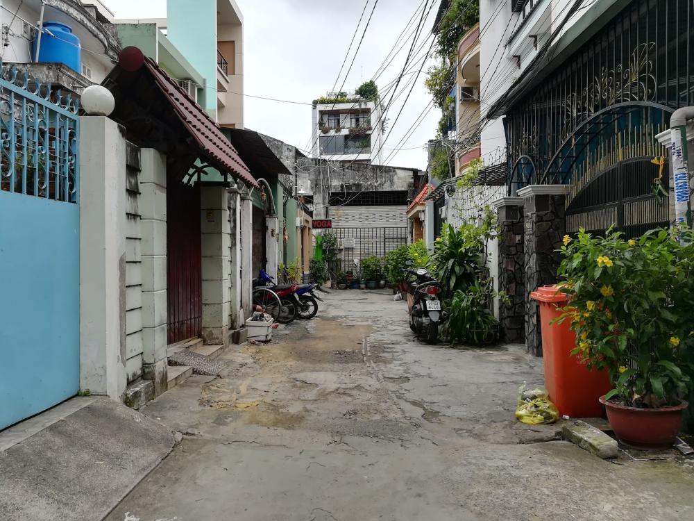 Nhà làm kho hẻm thông 5m Lũy Bán Bích, Q Tân Phú, 4.5x21m, giá 10tr/th