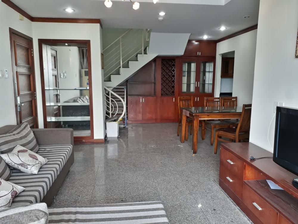 Cho thuê căn hộ thông tầng Hoàng Anh Gia Lai 3, 200m2, 4 phòng ngủ, đầy đủ nội thất giá 16tr/th