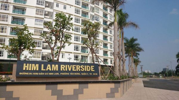 Cho thuê căn hộ Him Lam Riverside Q7.80m2,2pn.nội thất cơ bản,tầng cao thoáng mát.12trr/th Lh 0932 204 185