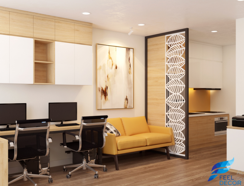 Cần cho thuê căn officetel tại Masteri Millennium, quận 4 như hình, decor